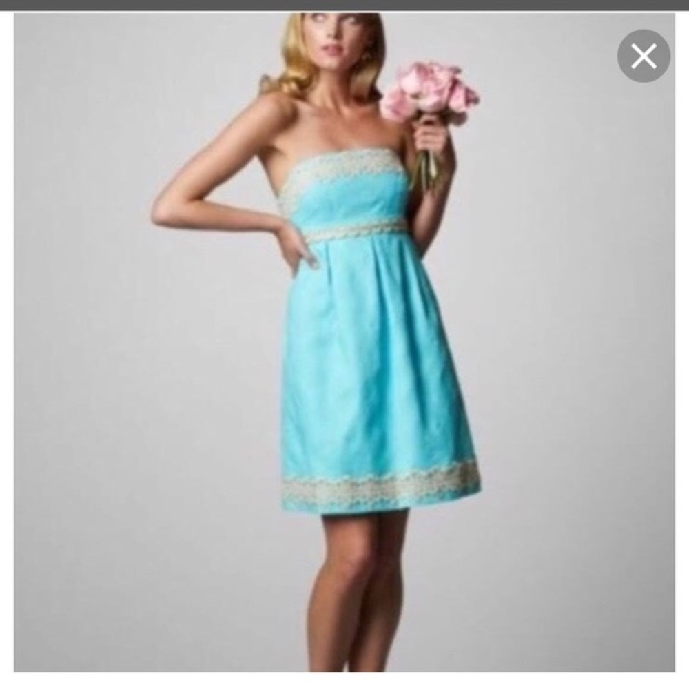 Lilly Pulitzer strapless sundress